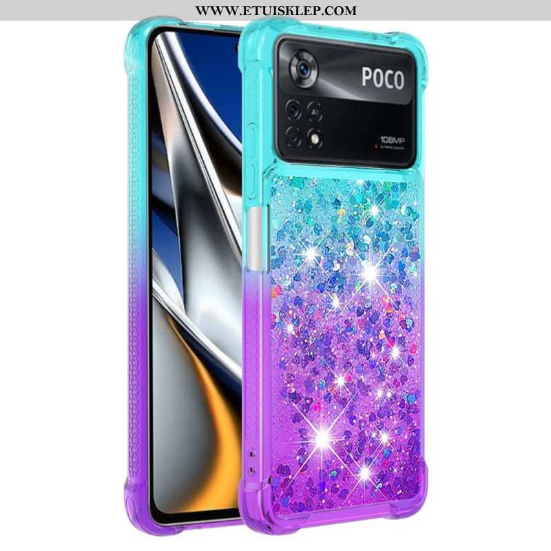 Etui do Poco X4 Pro 5G Kolorowe Cekiny